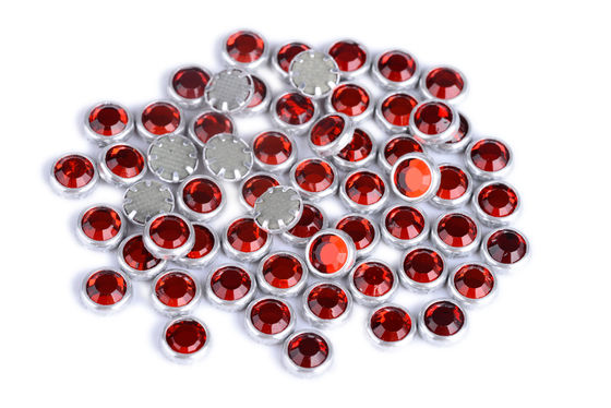 De ronde Nauwkeurigheid van de de Bergkristallen Hoge Kleur van Flatback Losse Omrande met Shinning-Facetten