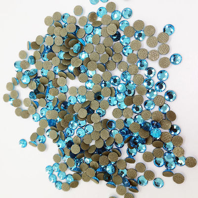 wholesale high quality D.k Sky blue color dmc crystal hot fix rhinestone